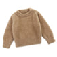 Curipeer Baby Sweater Solid Thick Basis Pullover Sweater Turtleneck Longsleeve Fall Clothes For Baby Girl And Boy Khaki 3-6 Mont