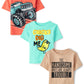 The Children'S Place,Baby Boys,And Toddler Vehicle Short Sleeve Graphic T-Shirts,Multipacks,Chick/Handsome/Monster Truck 3-Pack,