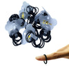 Zcoins Thin Hair Tie For Baby Toddler Ponytail Holders Baby Girl Hair Ties Black 100 Pieces
