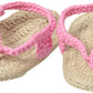 Jefferies Socks Unisex Baby Newborn My First Flip Flops Infant And Toddler Socks, Pink/Khaki, 1-3 Months Us