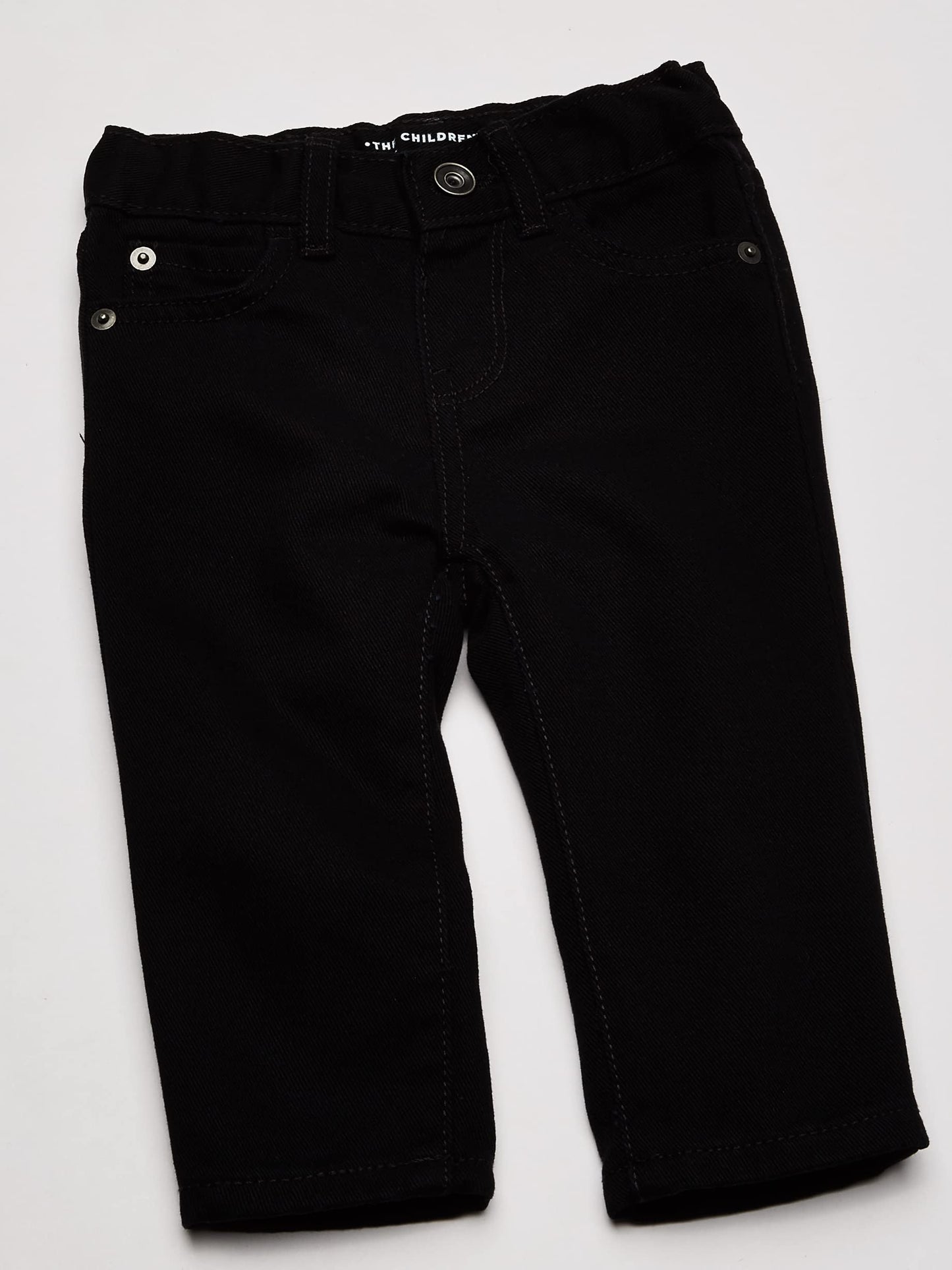 The Children'S Place Baby Boys And Toddler Boys Stretch Skinny Jeans, Black Wash, 4T