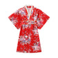 Cutey May Japanese Traditional Dress For Girls Costume Kimono For Kids Set (Red, 10-12Years(150Cm))
