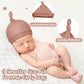Suhine 8 Pcs Preemie Hats For Baby Girls Cotton Premature Knot Hats Newborn Hospital Cap Warm Knot Beanie Nicu For Preemie Girls
