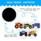 Zonon 10 Pieces Potty Training Seat Truck Potty Training Stickers For Boys Toilet Targets Color Changing Sticker Fun Pee Targets