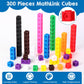 Libima 318 Pcs Math Counting Cubes Building Cubes Set with Stem Cards Linking Cubes Counting Blocks Manipulatives Math Preschool