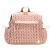 SEWBOO Small Backpack Purse,Mini Diaper Bag Backpack, Personal Item Travel Bag for Vacation with Multiple Straps(Dusty Rose)