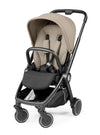 Peg Perego City Loop Seat & Frame Combo -Vanilla Blend | Compact Travel System from Infant to Toddler | Air Travel Friendly | Co