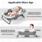 Collapsible Baby Bathtub For Newborns With Thermometer And Soft Floating Cushion Portable And Foldable Travel Baby Boy Bath Tub