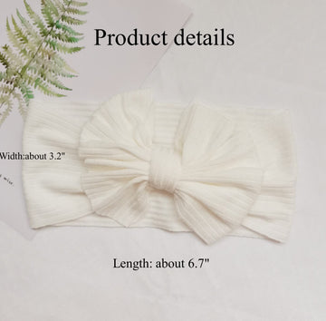 Hjiaruiky Baby Headbands Baby Girls Bows Headband Newborn Bow Handmade Soft Headbands With Bows Hairbands For Infant Toddler (Bl