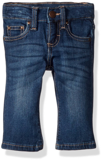 Wrangler Baby Girls' Skinny Jean, Medium Blue, 18 Months