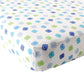 Luvable Friends Unisex Baby Fitted Playard Sheet, Blue Geometric, One Size