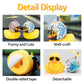 wonuu Rubber Duck Car Decorations Cute Yellow Duck Car Dashboard Ornaments with Propeller (Underwater World)
