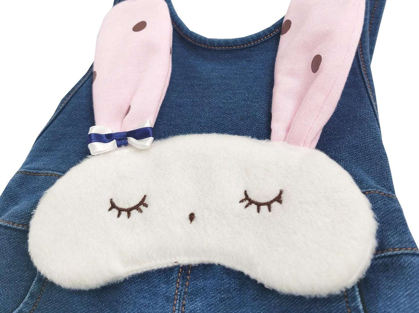 Chumhey Baby Pant Set,Toddler Overall Set,Little Girl Overall Shirt Cute Cartoon Bunny,3-4 Years