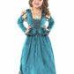 Little Adventures Medieval Princess Dress Up Costume (Small Age 1-3) - Machine Washable Child Pretend Play And Party Dress With