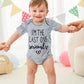 Cute Baby I'M The Last One Seriously Outfit 3-6 Months Funny Infant Boy Bodysuit Soft Cotton Baby Clothing Size 3 Months Infant