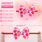 Yanjie Valentines Baby Headband Bows Infant Headband Newborn Girls Valentines Day Hairband Hair Accessories Bows Love Headband P