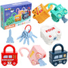 GKDOMS Montessori Learning Toys Sorting & Matching Locks and Keys Toddlers Sensory Car Activity Fine Motor Toy, Thank You Birthd