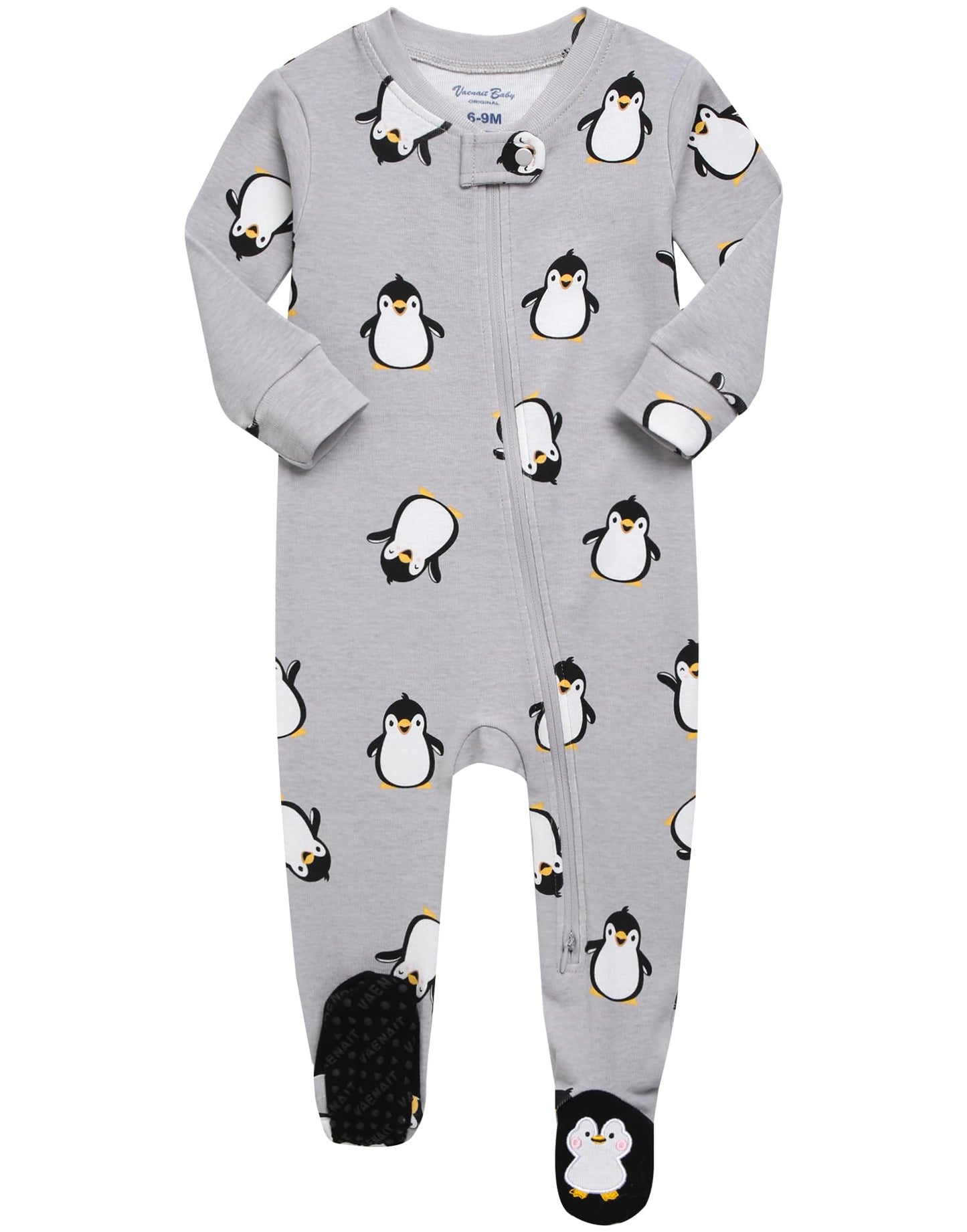Vaenait Baby Infant Toddler Character Footie Pajamas Onepiece Penguin 24M