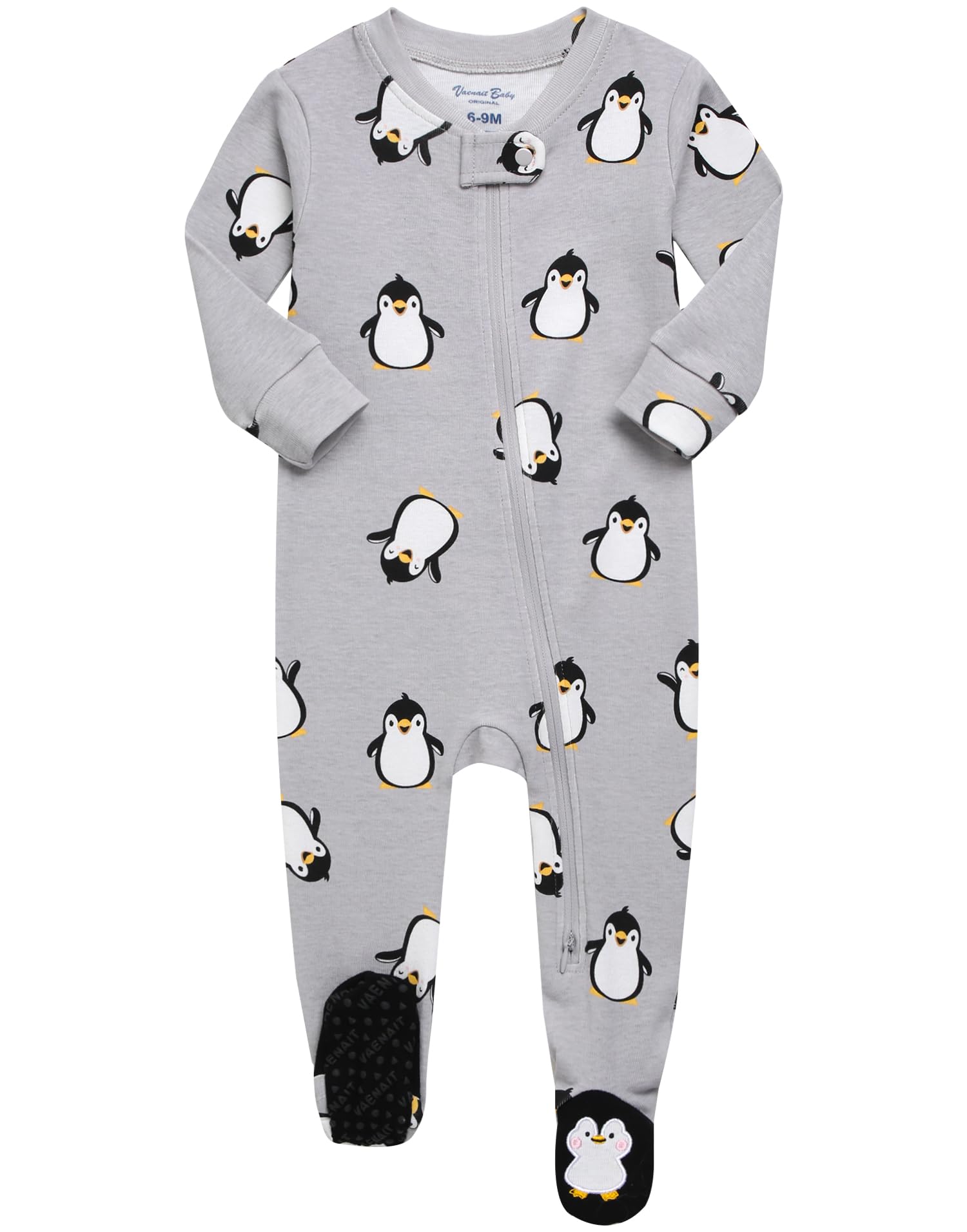 Vaenait Baby Infant Toddler Character Footie Pajamas Onepiece Penguin 24M