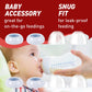 4-Pack Philips Avent Bottle Rings & Caps, Replacement Screw Rings For Natural Plastic & Glass Bottles