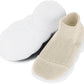 Baby Socks Boys Girls Breathable Walking Shoes Toddler Slippers Infant Shoes Toddle Sneaker With Soft Rubber Sole,Khaki