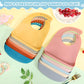 Mepase 12 Pcs Silicone Bibs Waterproof Silicone Baby Bibs Soft Adjustable Baby Feeding Unisex Baby Eating Supplies(Fresh Color)