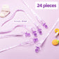 24 Baby Shower Pacifiers Necklace