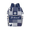 Noverbibi Custom Diaper Bag Backpack for Mommy Personalized Name Baby Bags Travel Diaper Tote for Travel Beach Customized Newbor