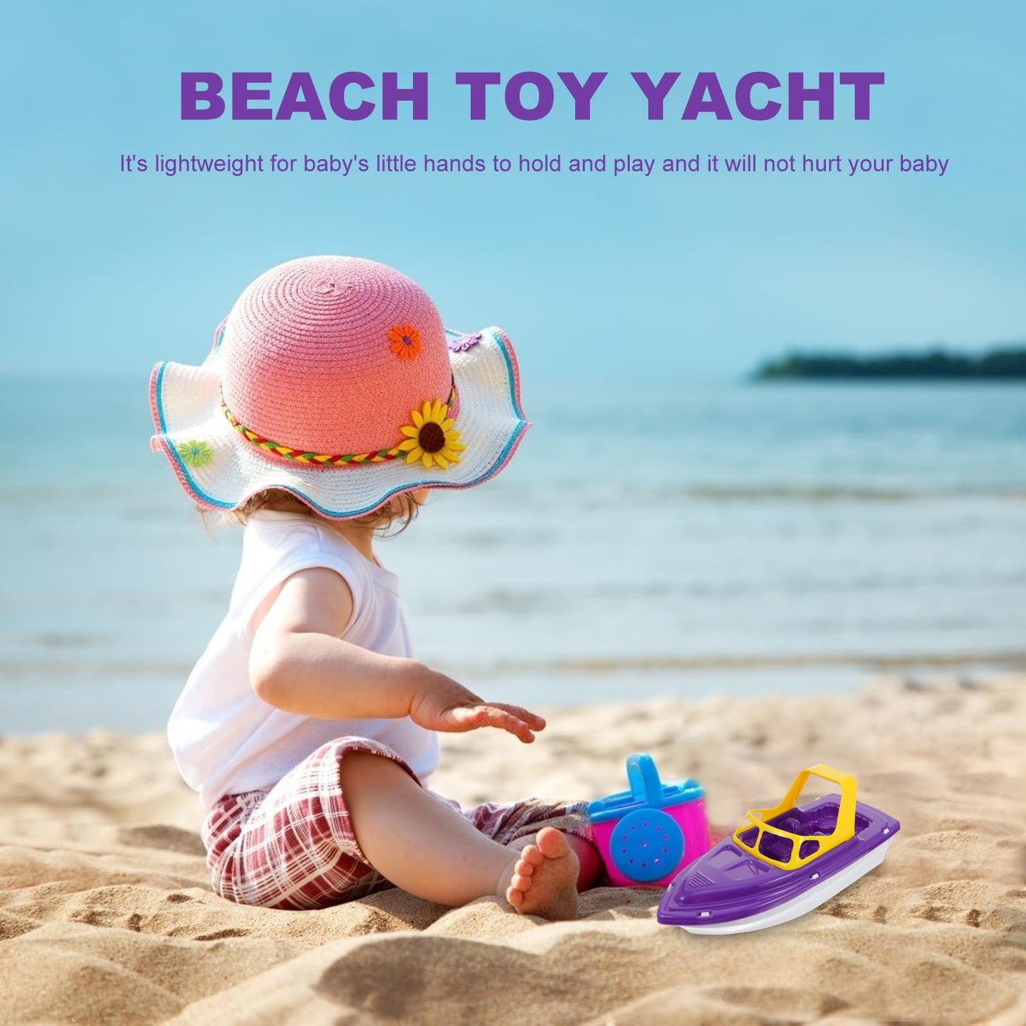 Toddmomy Floating Bath Boat 11 - Plastic Toddler Tub Toy with Non-Scratch Color Learning Fun Bath Time Toy for Kids Toddlers Bab