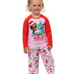 INTIMO Gabbys Dollhouse Toddler Girls Meowy Christmas Show Sleep Pajama Set, Pink, 4T