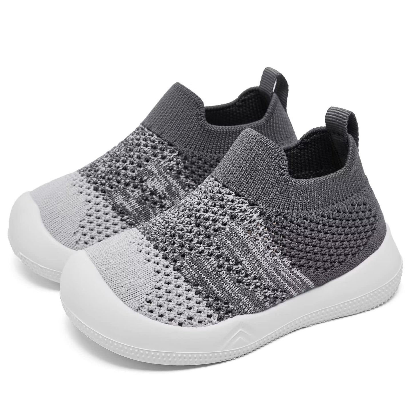 Baby Shoes Girls Boys Baby Sock Shoes With Non Slip Soft Rubber Sole Infant First Walking Sneaker Toddler Slipper 12-15 Months G