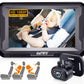 Amtifo Baby Car Camera Easy Install: Plug-Play 360 Rotation Backseat Camera 2 Kids Rear Facing Carseat Camera Clear Night Vision