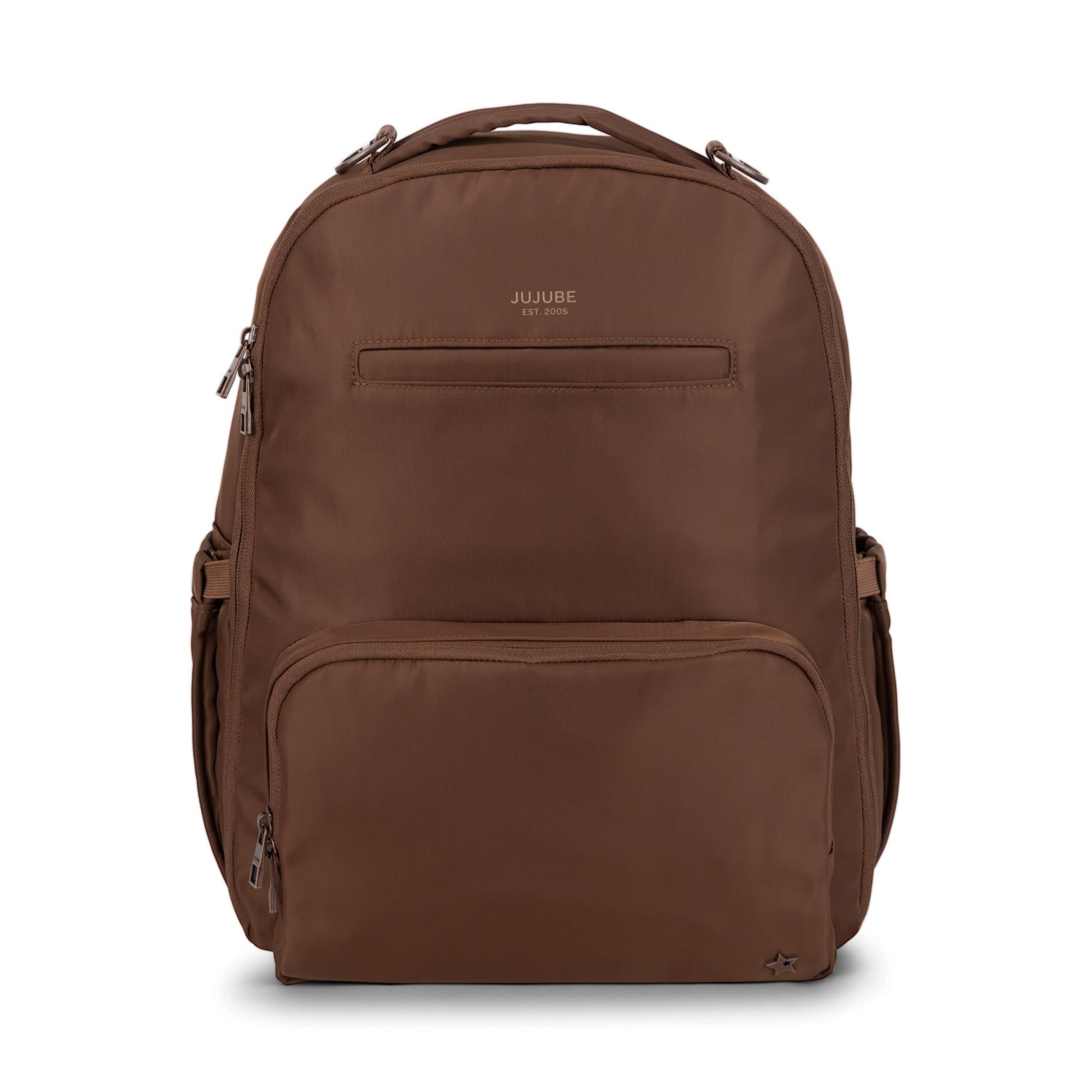 JuJuBe Classic Diaper Bag Backpack with Portable Changing Pad, Baby Stroller Straps, Large Travel Backpack for Boy or Girl, For 