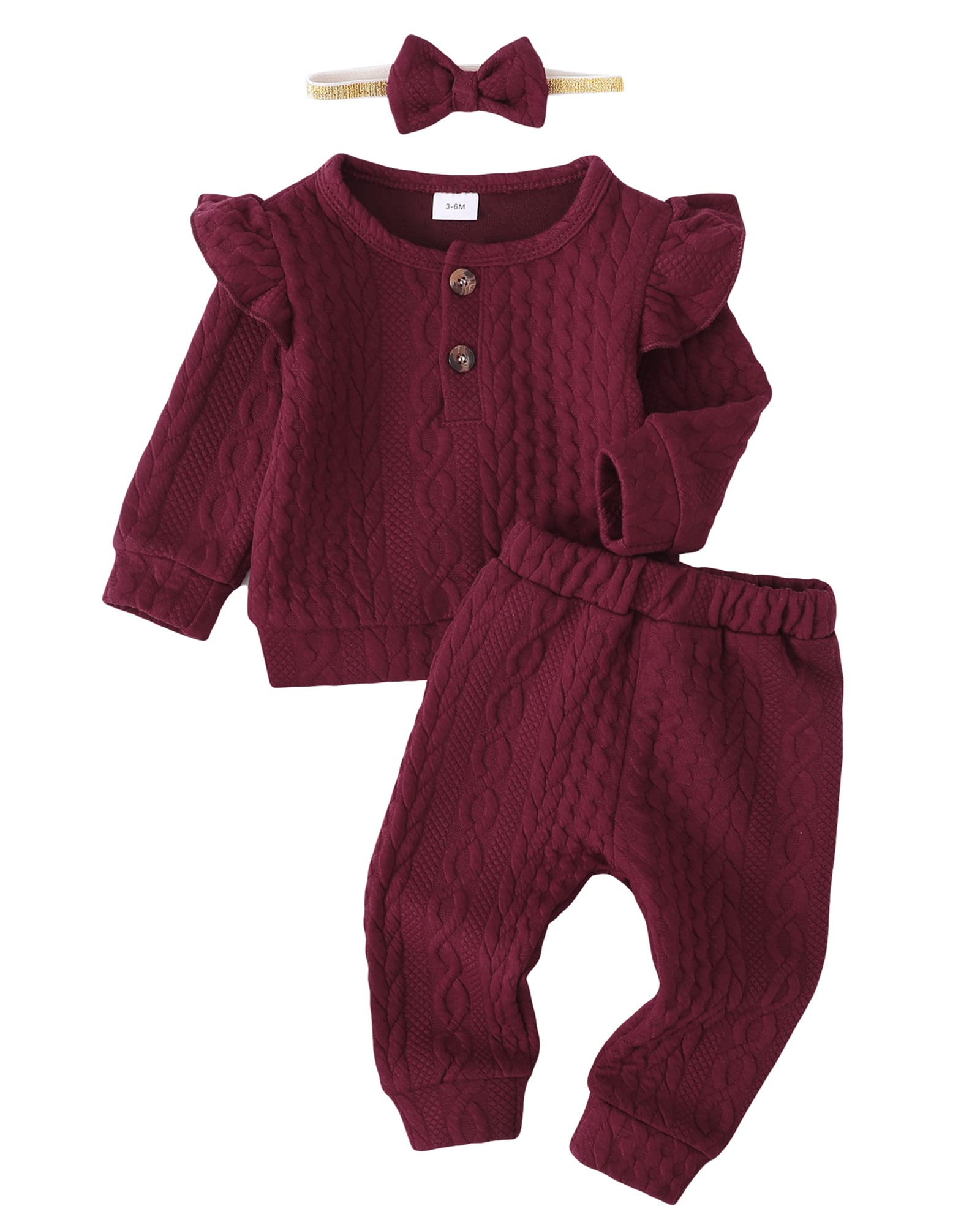 Toddler Baby Girl Clothes Top Pants Set Baby Girl Outfit Cute Baby Girl Gifts Ba WBBAPB09JMH9HG6