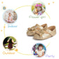 Kidsun Infant Baby Girls Mary Jane Shoes Soft Sole Ballet Slippers Bow Princess Newborn Dress Wedding Flat Shoes