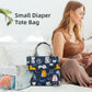 Pheben Small Diaper Bags Waterproof Travel Tote Mini Diaper Bag Multi-Function Baby Bags Crossbody Purse(Cat Paradise)
