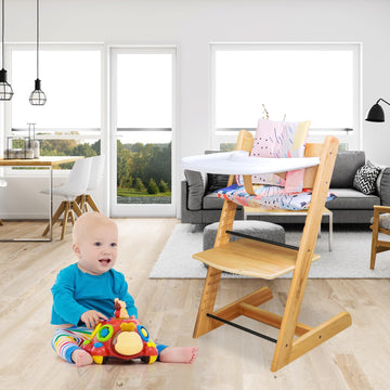 Llhqamt High Chair Cushion, Soft And Comfortable For Tripp Trapp High Chair Cushion, For Tripp Trapp Cushion Set Makes It Safer