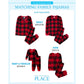 The Children'S Place Baby Kids 2 Piece Family Matching, Thermal Pajamas Sets, Red Buffalo Plaid