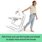 Ingenuity Inlighten 5-Speed Baby Swing - Swivel Infant Seat, 5 Point Safety Harness, Nature Sounds, Lights - Nally Owl