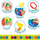 Lets Count Soft Book - World of Eric Carle the Very Hungry Caterpillar Baby on the Go Clip Teething Crinkle Soft Sensory Book f