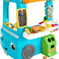 Fisher-Price Toddler Learning Toy Laugh & Learn Servin Up Fun Food Truck Electronic Playset with 24 Accessories for Kids Ages 18