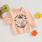 Toddler Baby Halloween Outfit Girl Boy Crewneck Sweatshirt Long Sleeve Letter Pullover Sweater Cute Fall Clothes (Boot Scootin S