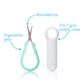 Frida Baby Easy Grip Nail Scissors | Grooming Essentials Safe For Infant Newborn Toddler Nails