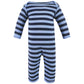 Hudson Baby Unisex Baby Cotton Coveralls, Mommys Little Boy, 6-9 Months