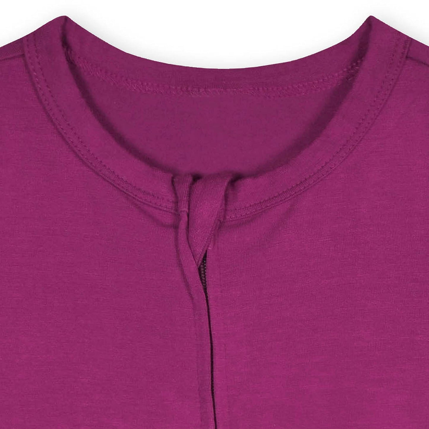 Gerber Unisex Baby Buttery-Soft Short Sleeve With Viscose Made Eucalyptus Romper, Raspberry, 12 Months Us