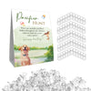 Guawubiang Pacifier Hunt Sign, Mini Pacifiers Baby Shower Game Set, 50Pcs White Mini Pacifiers Decor For Baby Shower, Cute Dog D