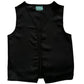 Making Believe Boys Peasant Costume Vest - Large 8-10 - Black