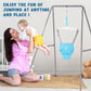 Baby Jumper With Stand, Baby Jumpers And Bouncers, Baby Exerciser Suitable For 6-24 Months, Easy To Assemble & Store Jumper For