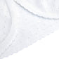 Lilax Baby Girls' Knit Long Sleeve One Button Closure Bolero Shrug 3-6 Months White