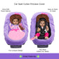 Car Seat Cuties, Baby Car Seat Cover, Stretchy Universal Fit Infant Car Seat Carrier Cover for Baby Boys and Girls, Soft & Warm Baby Blanket Style Car Seat Cover, Infant Costume
